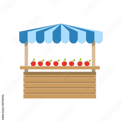 Market Stall Illustration