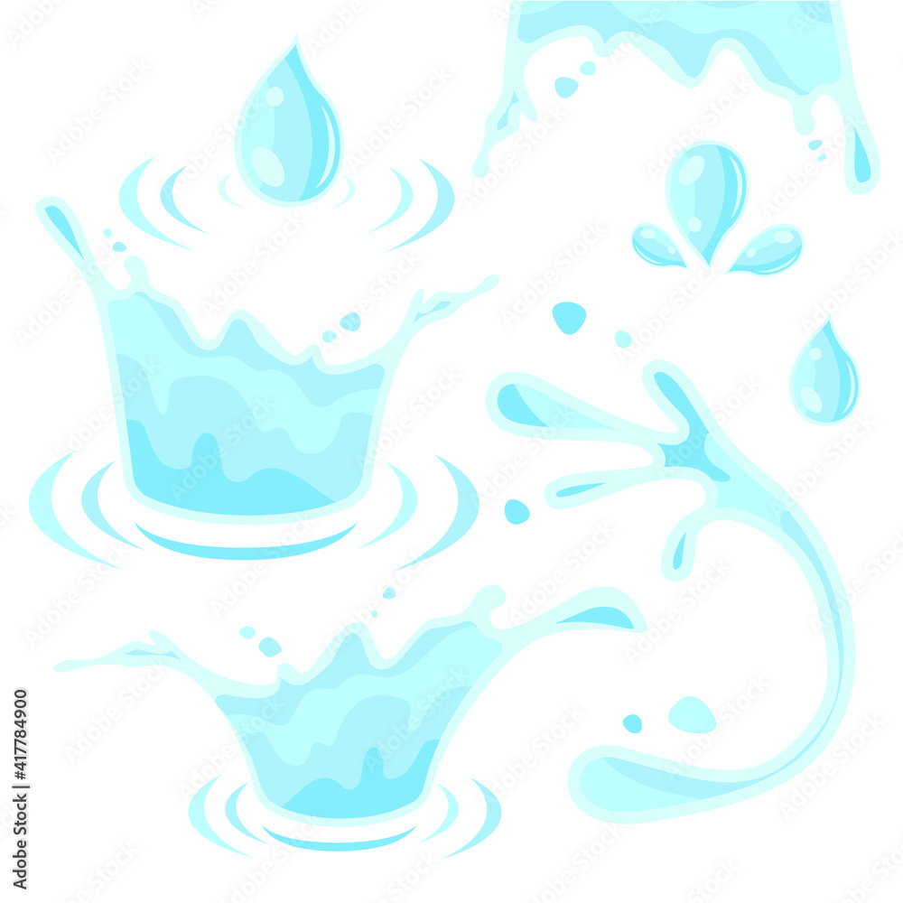 water splash set water splash set