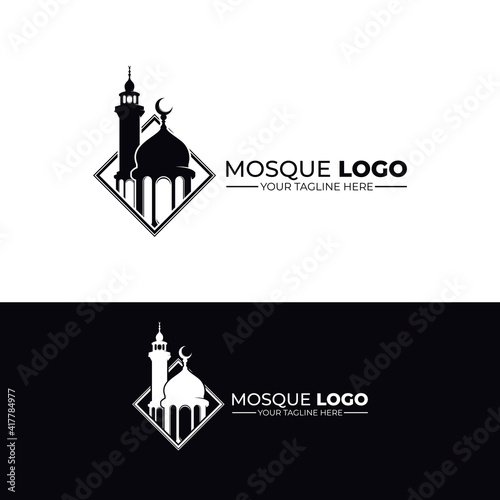 Photography Set of islamic mosque logo design inspiration