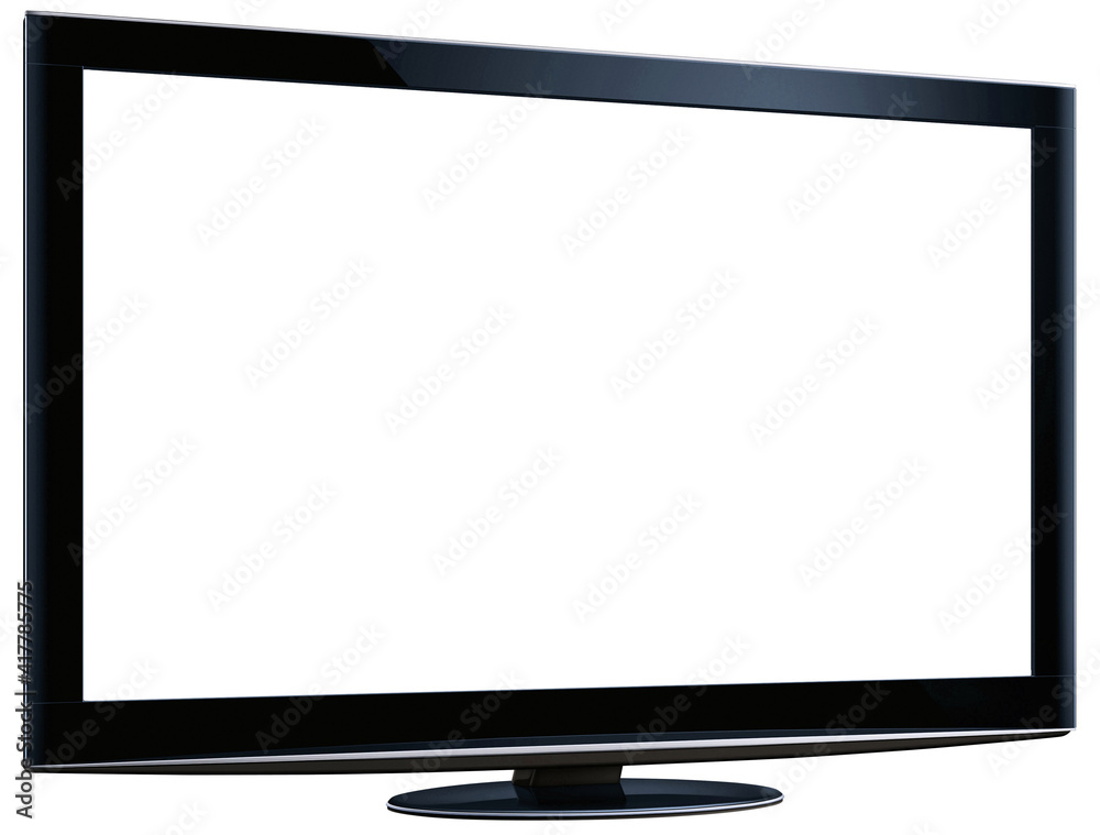 LCD TV & White Screen XXL + Clipping Path LCD TV & White Screen XXL + Clipping Path