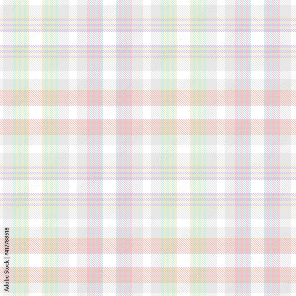 Rainbow Pastel Plaid textured Seamless Pattern Rainbow Pastel Plaid textured Seamless Pattern
