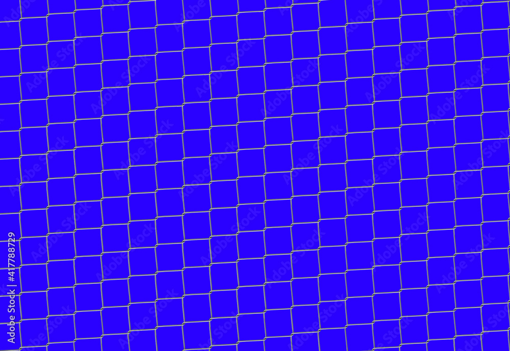 Chain Fence. Steel grid isolated on 255 blue Chain Fence. Steel grid isolated on 255 blue