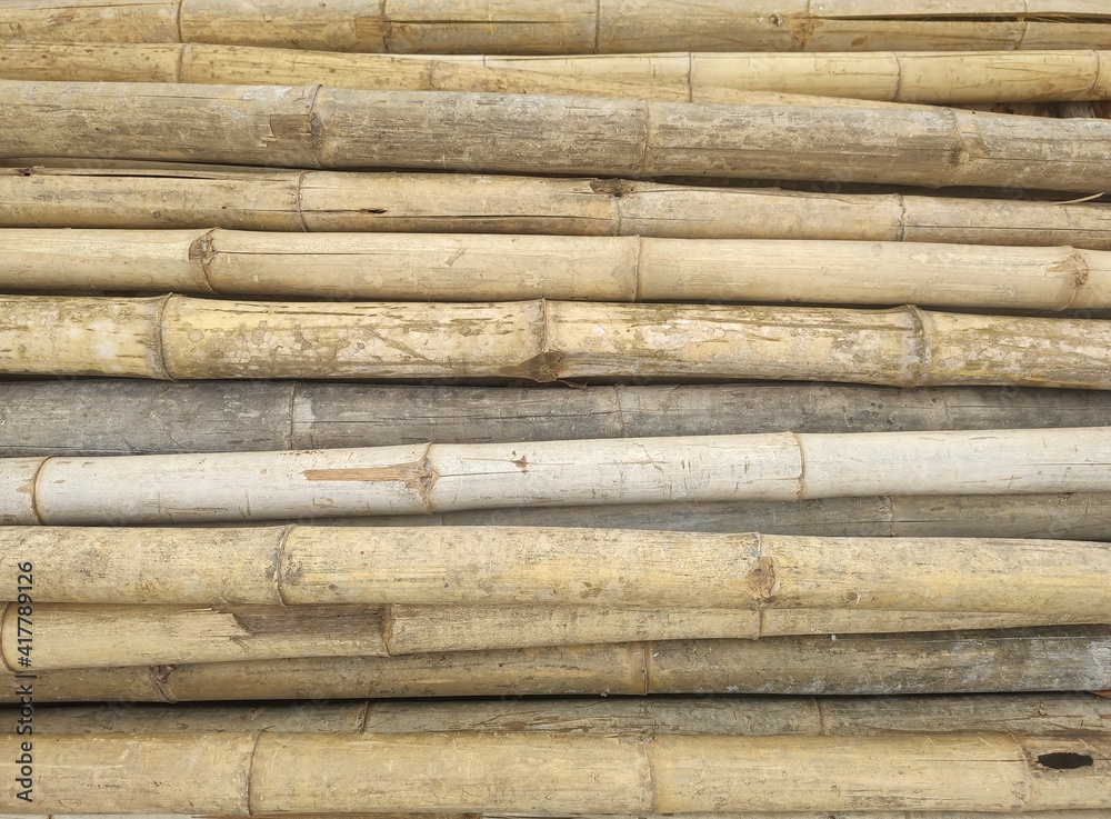 Brown bamboo fence background and texture. Brown bamboo fence background and texture.