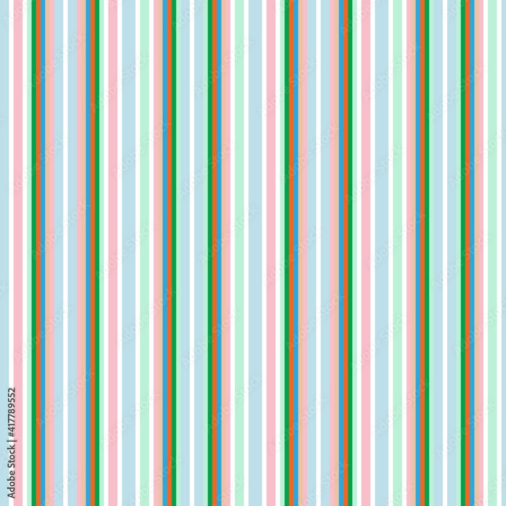 Obraz premium Rainbow Pastel Stripe seamless pattern background in vertical style