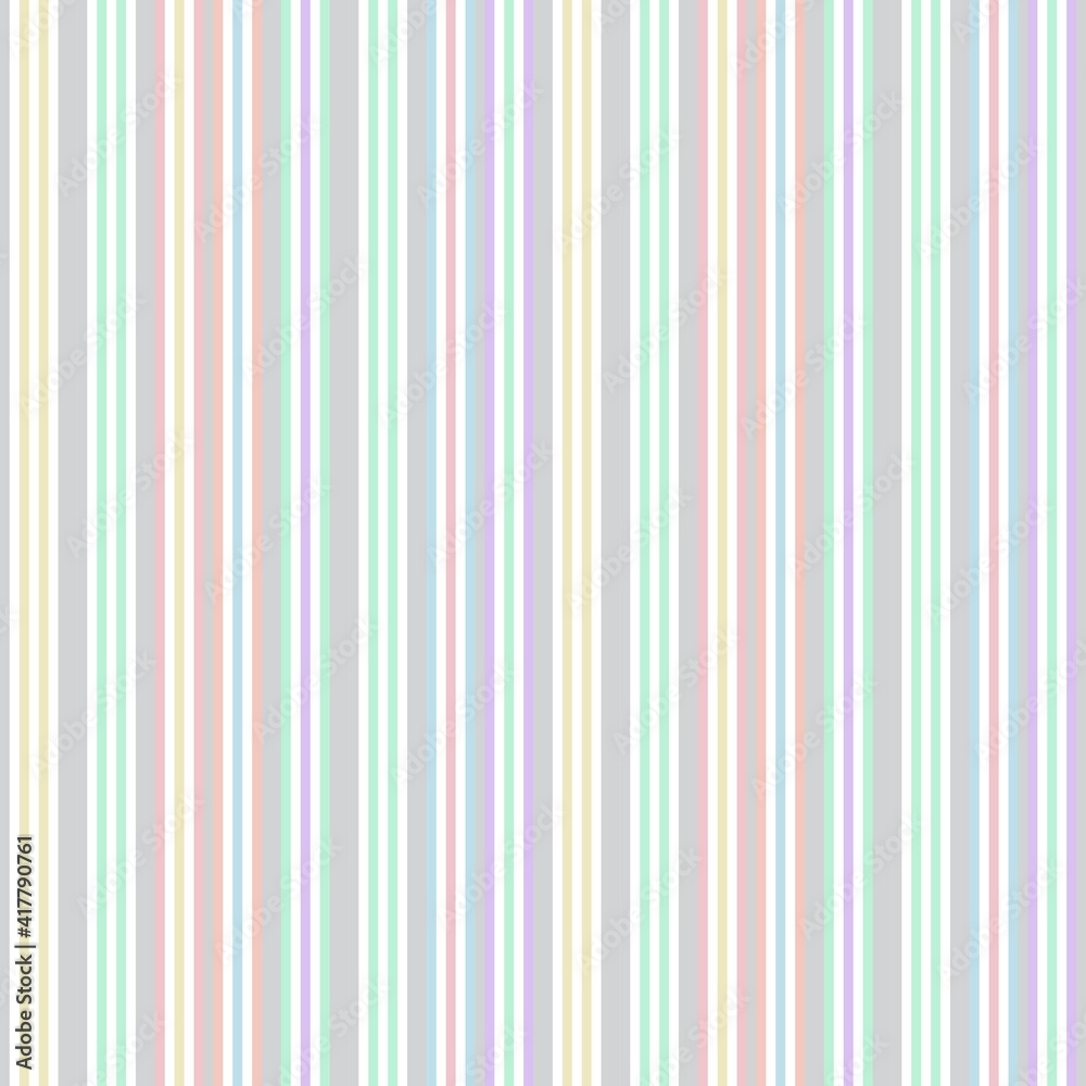 Rainbow Pastel Stripe seamless pattern background in vertical style Rainbow Pastel Stripe seamless pattern background in vertical style