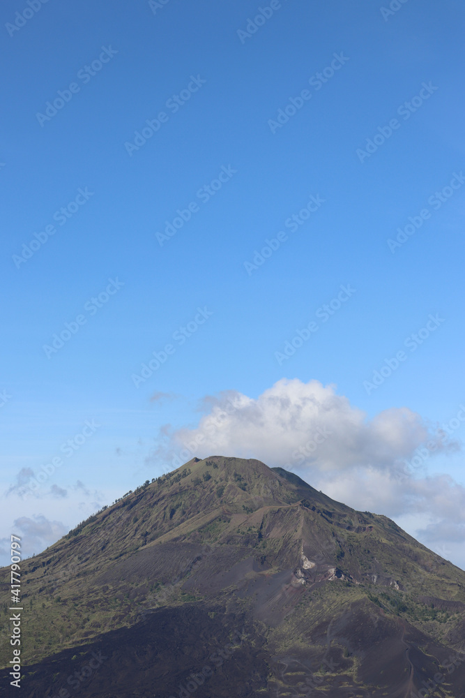 Breathtaking Mountain view from Mount Batur Bali Indonesia