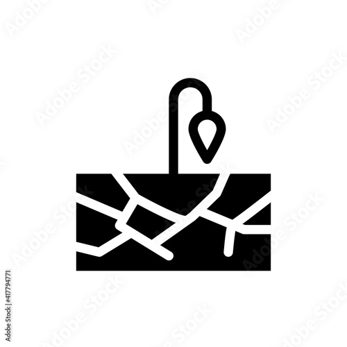 drought icon isolated sign