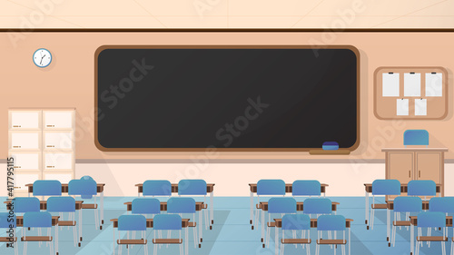 background clasroom illustration