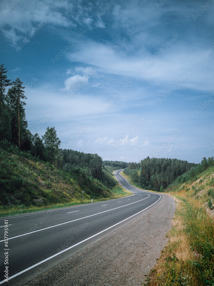 road in the mountains