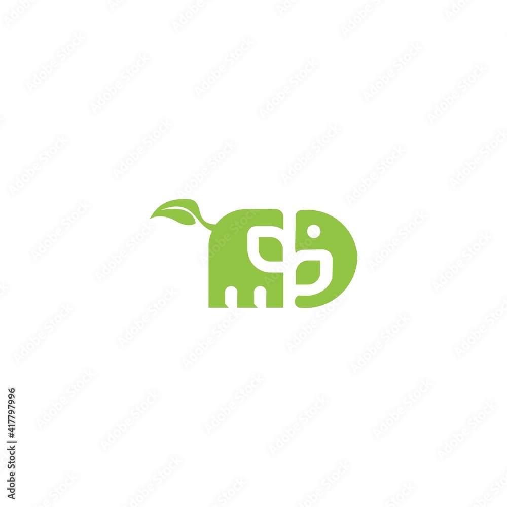 green leaf elephant logo design inspiration green leaf elephant logo design inspiration