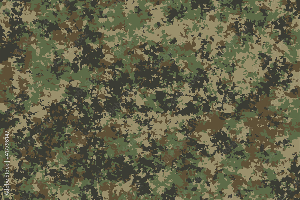 Texture military camouflage pattern. Army and hunting masking ornament