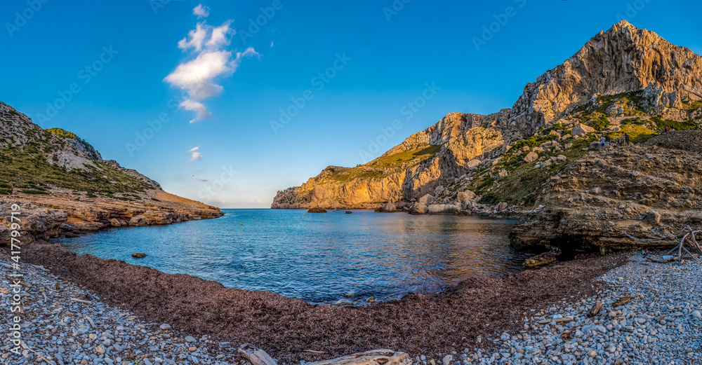 Fototapeta premium Cala Figuera, Formentor, majorca Spain