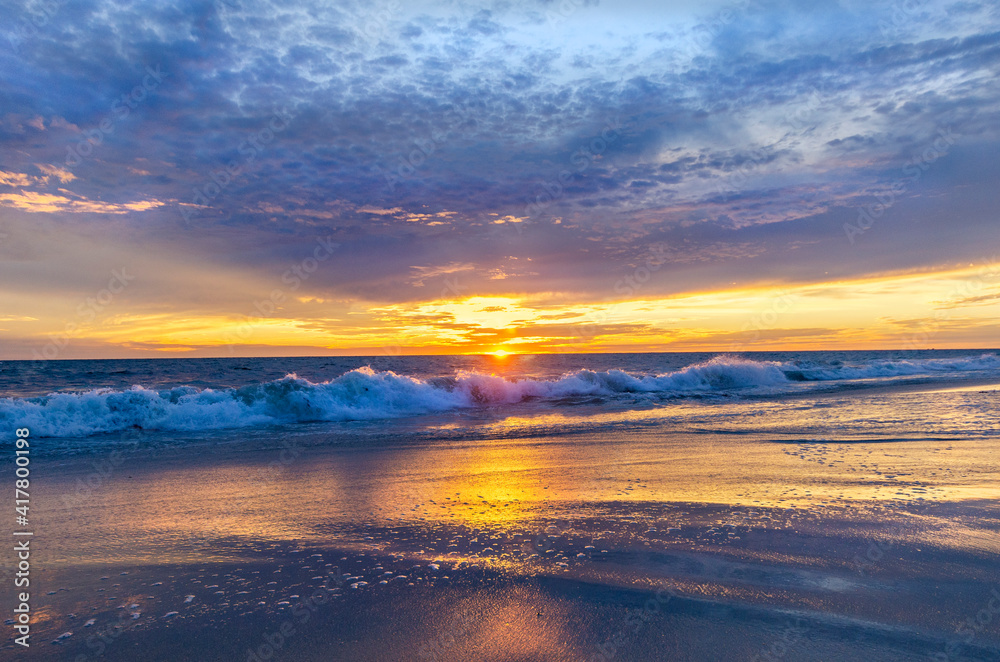 The Magical sunset of Perth's , Western Australian Beaches