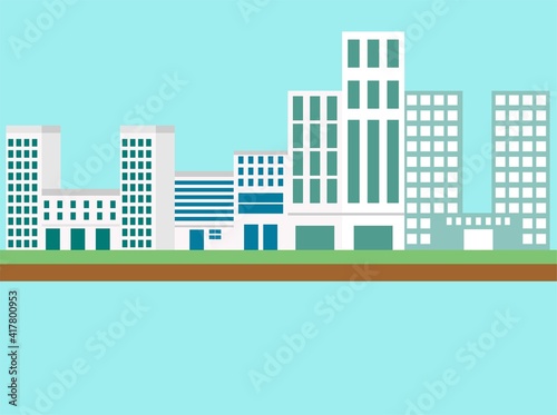 green city skyline