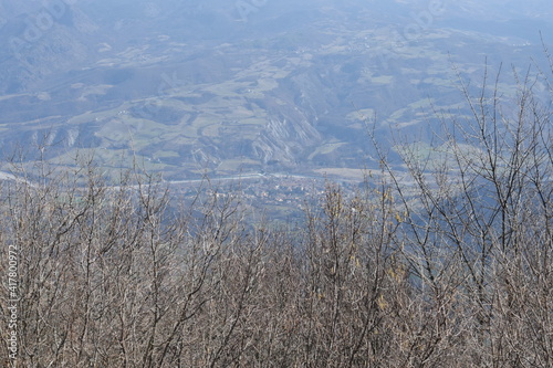 Vetta del Monte Penice, vista su Bobbio