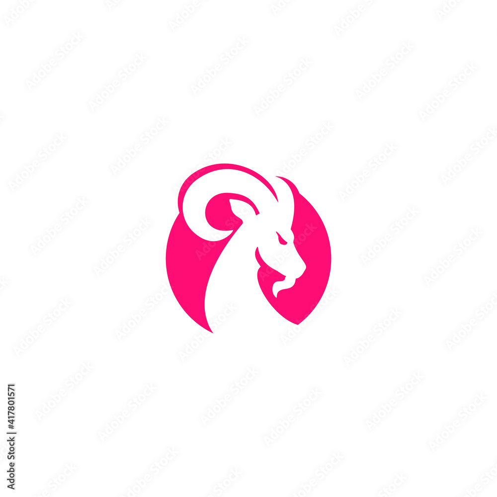 Mountain Goat logo icon Vector illustration Mountain Goat logo icon Vector illustration