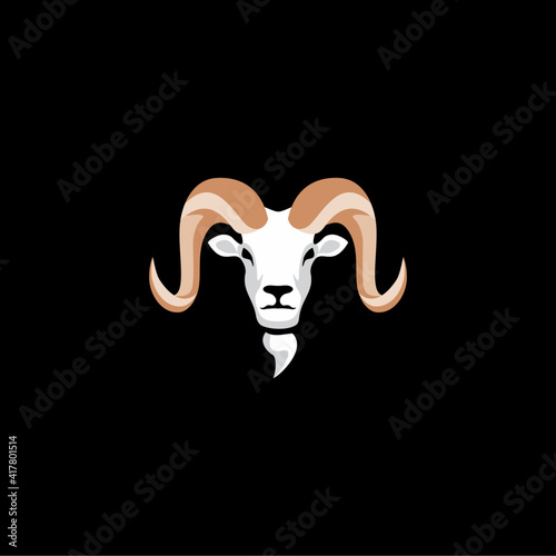 Mountain Goat logo icon Vector illustration