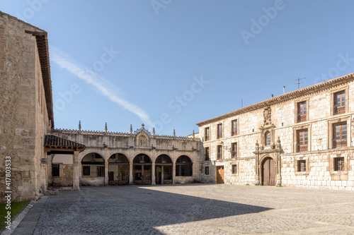 Monastery of Santa María la Real de las Huelgas, known as Monasterio de las Huelgas. Cistercian Abbey in Burgos, Castile and Leon, Spain
