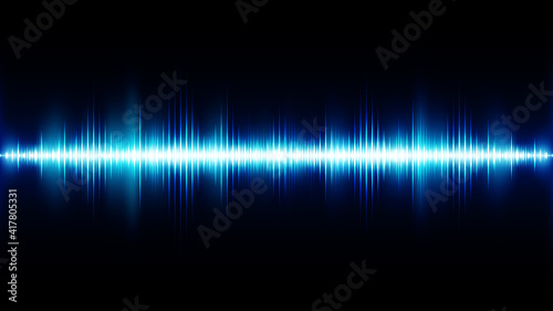 Sound wave background. Wave of musical soundtrack