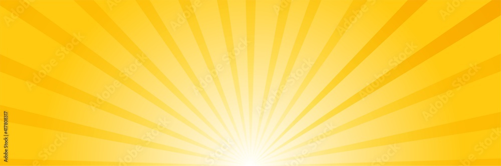Abstract background with sun ray. Summer vector illustration for design