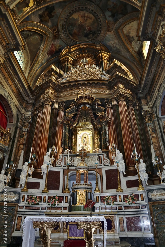 Napoli – Abside della Chiesa del Gesù Vecchio