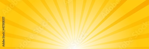 Abstract background with sun ray. Summer vector illustration for design
