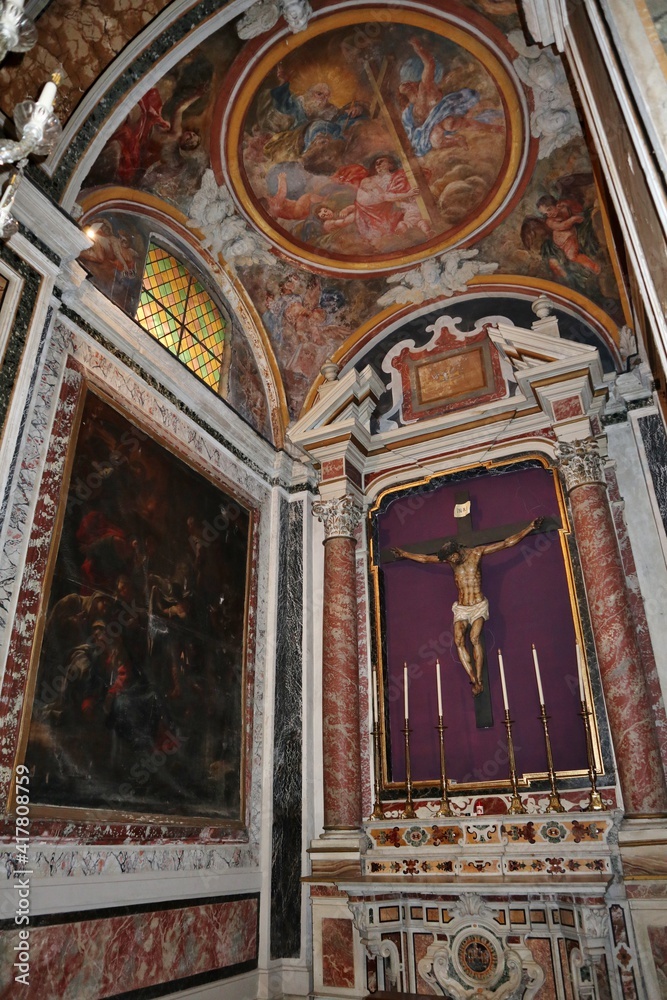 Napoli – Cappella del Crocifisso della Chiesa del Gesù Vecchio