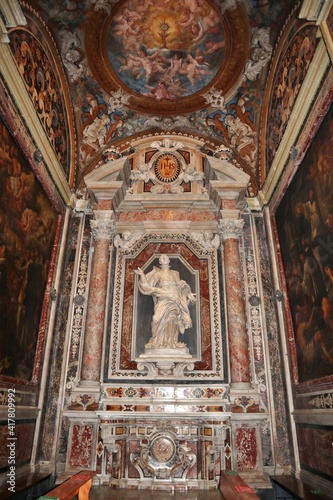 Napoli – Terza cappella di destra della Chiesa del Gesù Vecchio photo