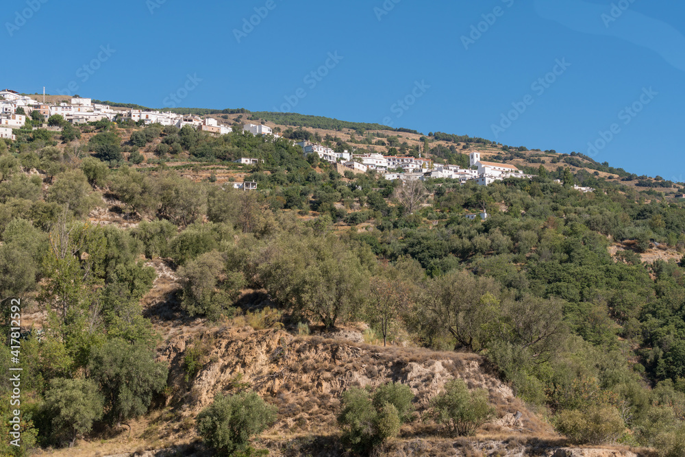 Village in southern Spain on a mountainside