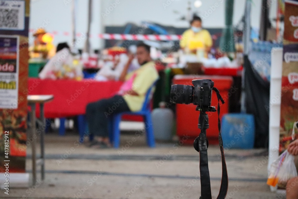 Naklejka premium person riding a bike