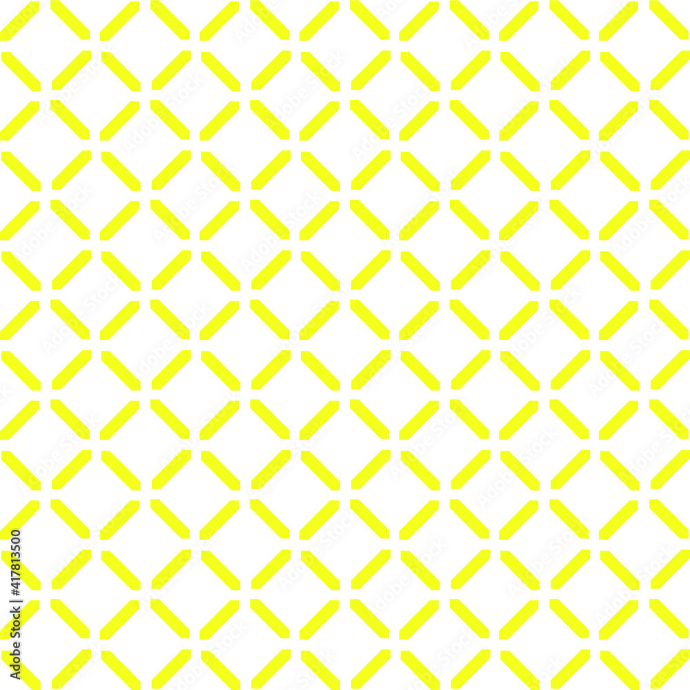 Abstract seamless pattern made with lines and shapes, striped yellow background, diagonals Abstract seamless pattern made with lines and shapes, striped yellow background, diagonals