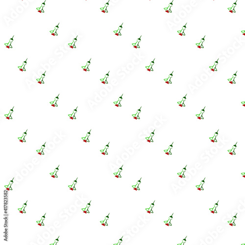 confetti on a white