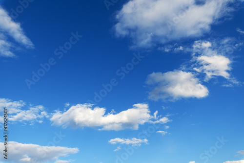 .Blue sky with clouds. Sky background