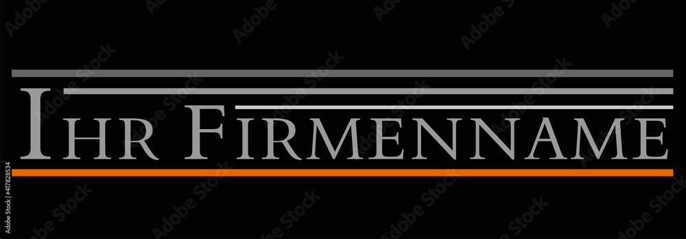 Fototapeta premium Logo Vorlage