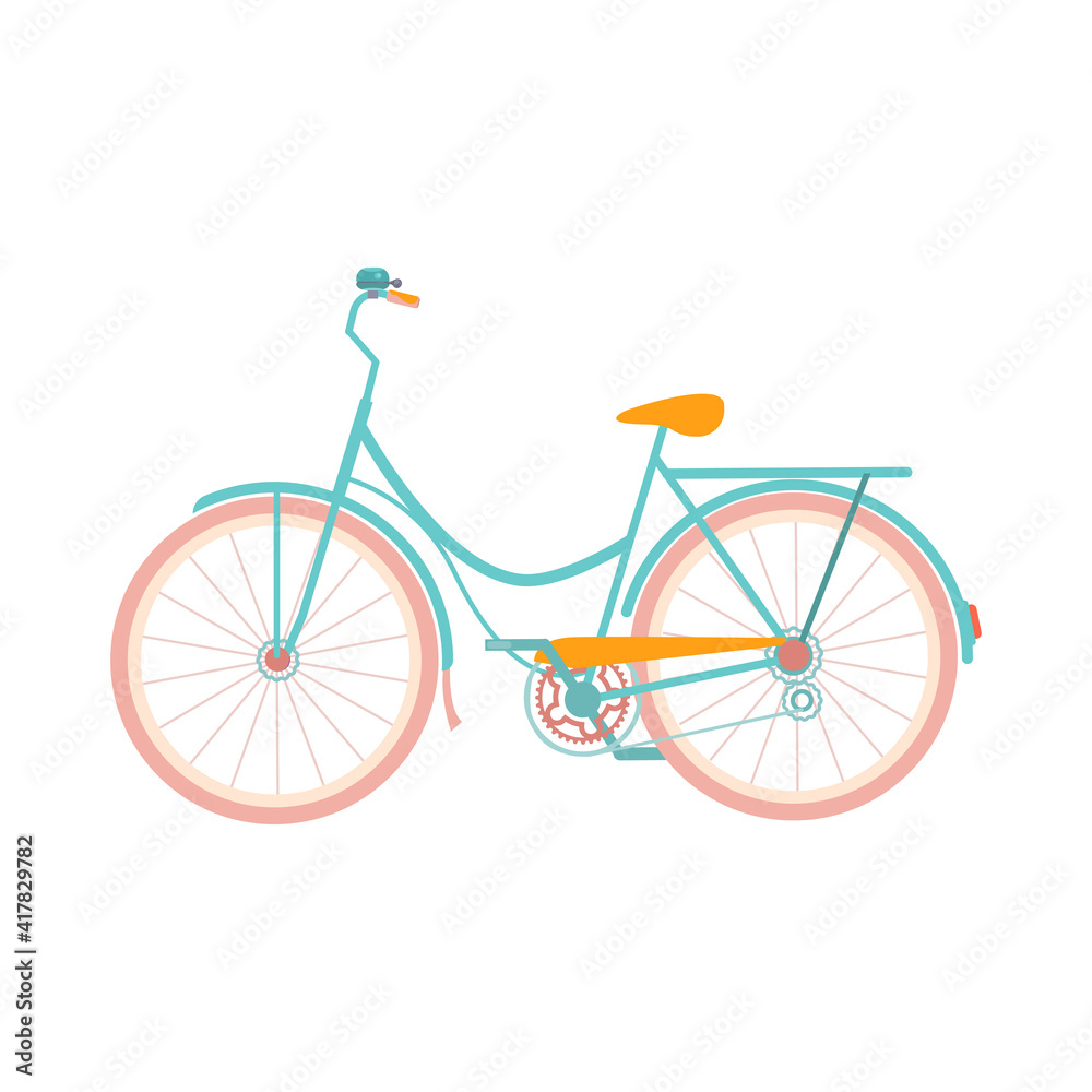 Fototapeta premium Modern Classic Bicycle Composition