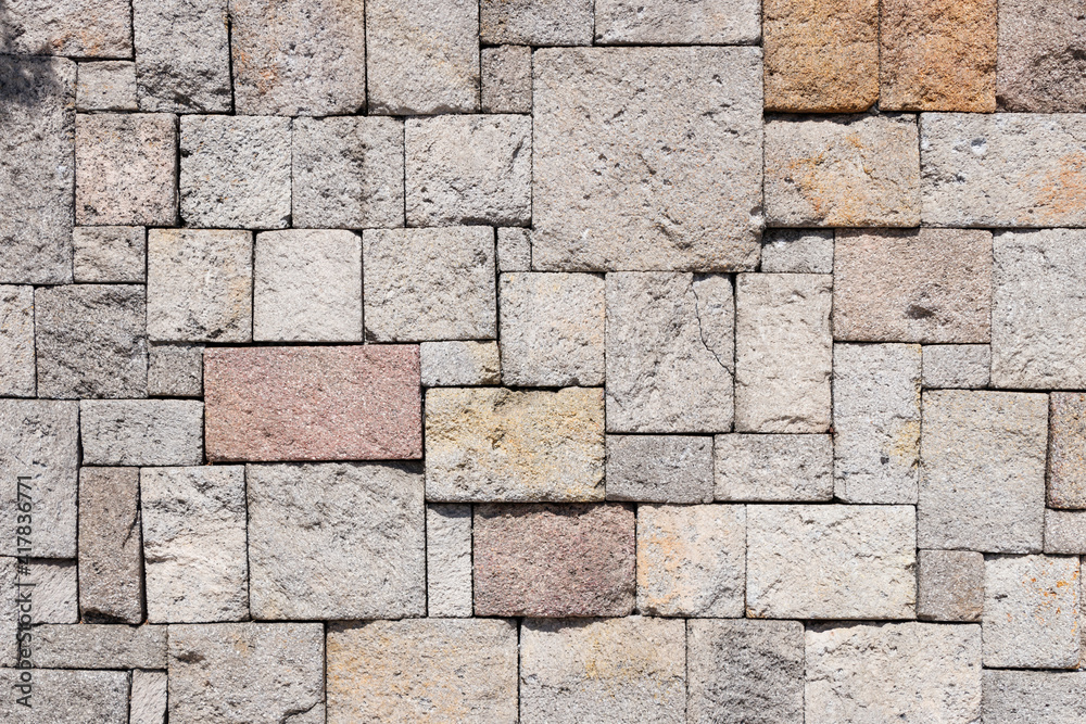 Naklejka premium 石の壁