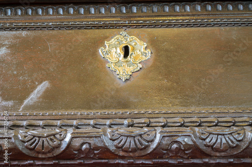 Photography Old vintage lock on