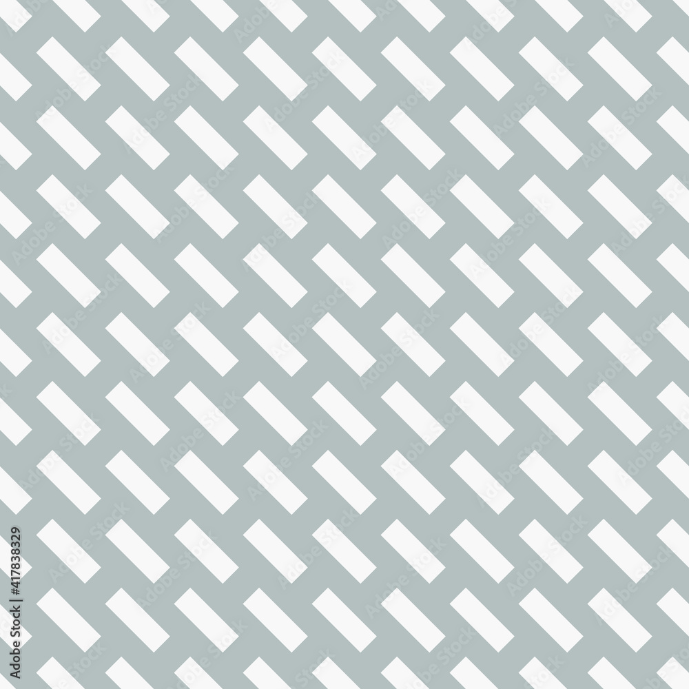 Seamless pattern vector, repeating white rectangle on gray background. Trend modern design pattern background. Seamless pattern vector, repeating white rectangle on gray background. Trend modern design pattern background.
