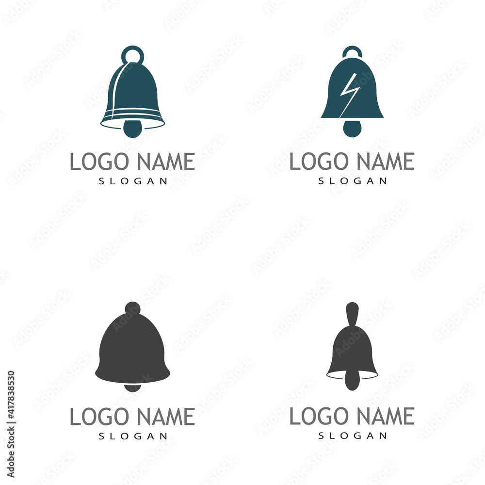 Bell Logo Template vector symbol illustration design Bell Logo Template vector symbol illustration design