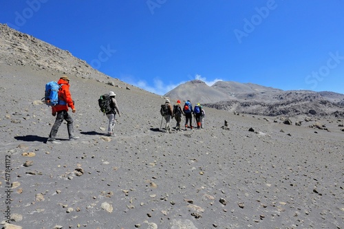 Trekking sur le volcan Sabancaya au Pérou