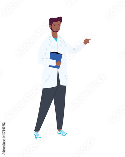 afro scientific character