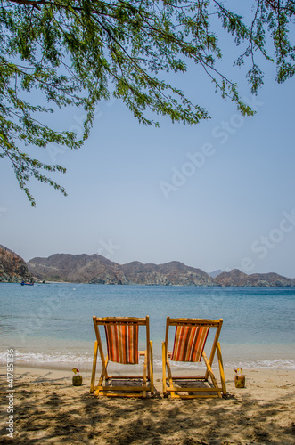 chairs on the beach