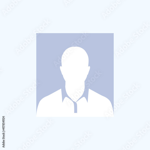 People character avatar template. Vector flat person illustration. 