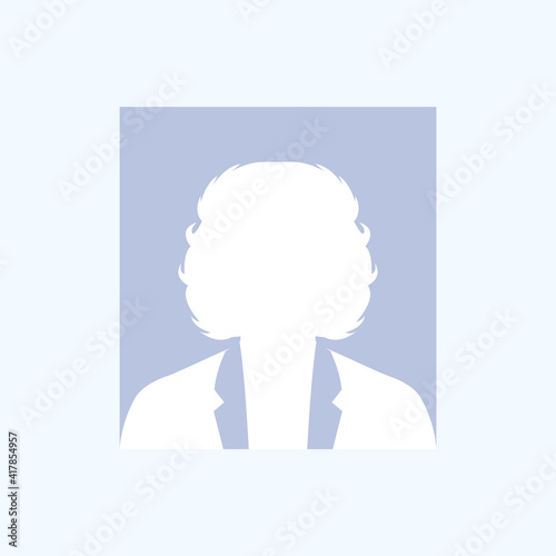 People character avatar template. Vector flat person illustration. 