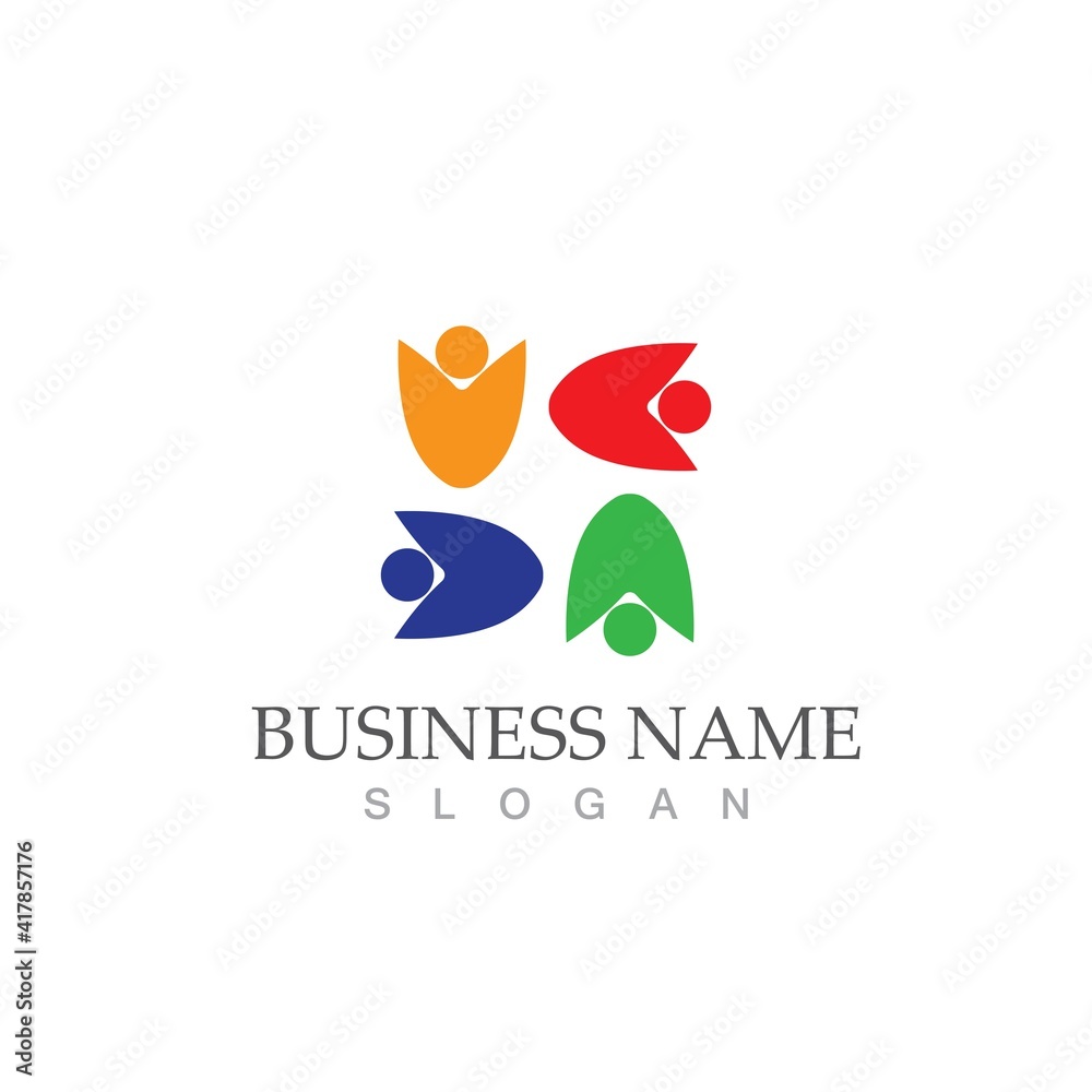 Community, network and social icon Community, network and social icon