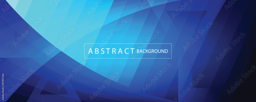 Obraz premium dark with soft gradient blue abstract banner background