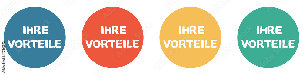 Bunter Banner mit 4 Buttons: Ihre Vorteile Bunter Banner mit 4 Buttons: Ihre Vorteile