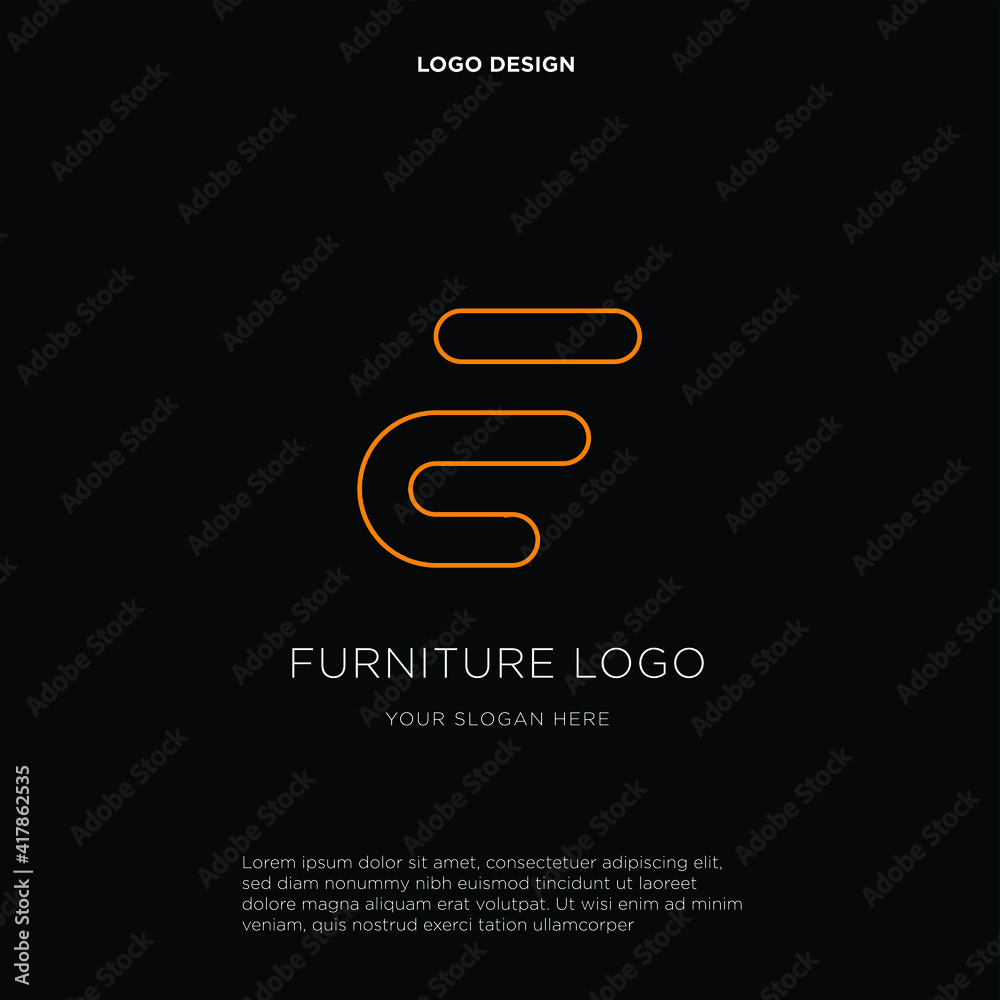 Letter E vector line logo design. Creative minimalism logotype icon symbol.