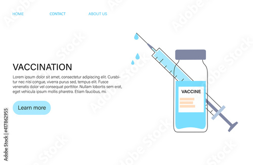 Global vaccination concept