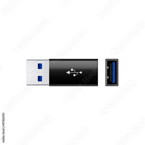 USB Flash Drive Composition